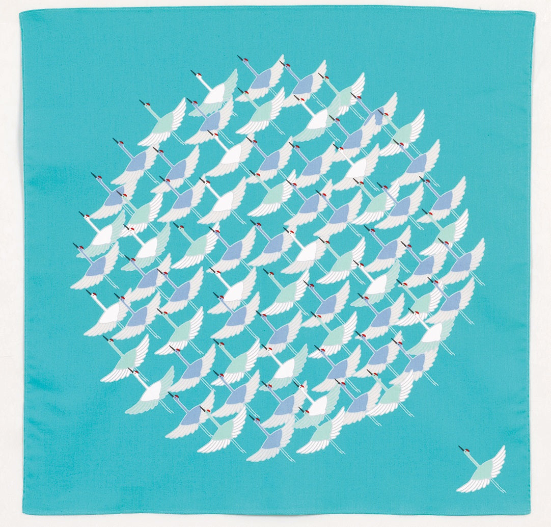 50 Himemusubi Crane Turquoise