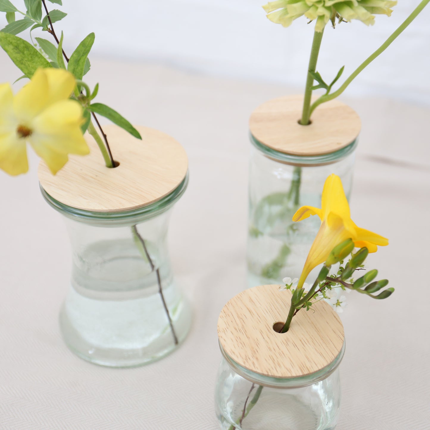 FLAT TOP WOODEN LID with HOLES
