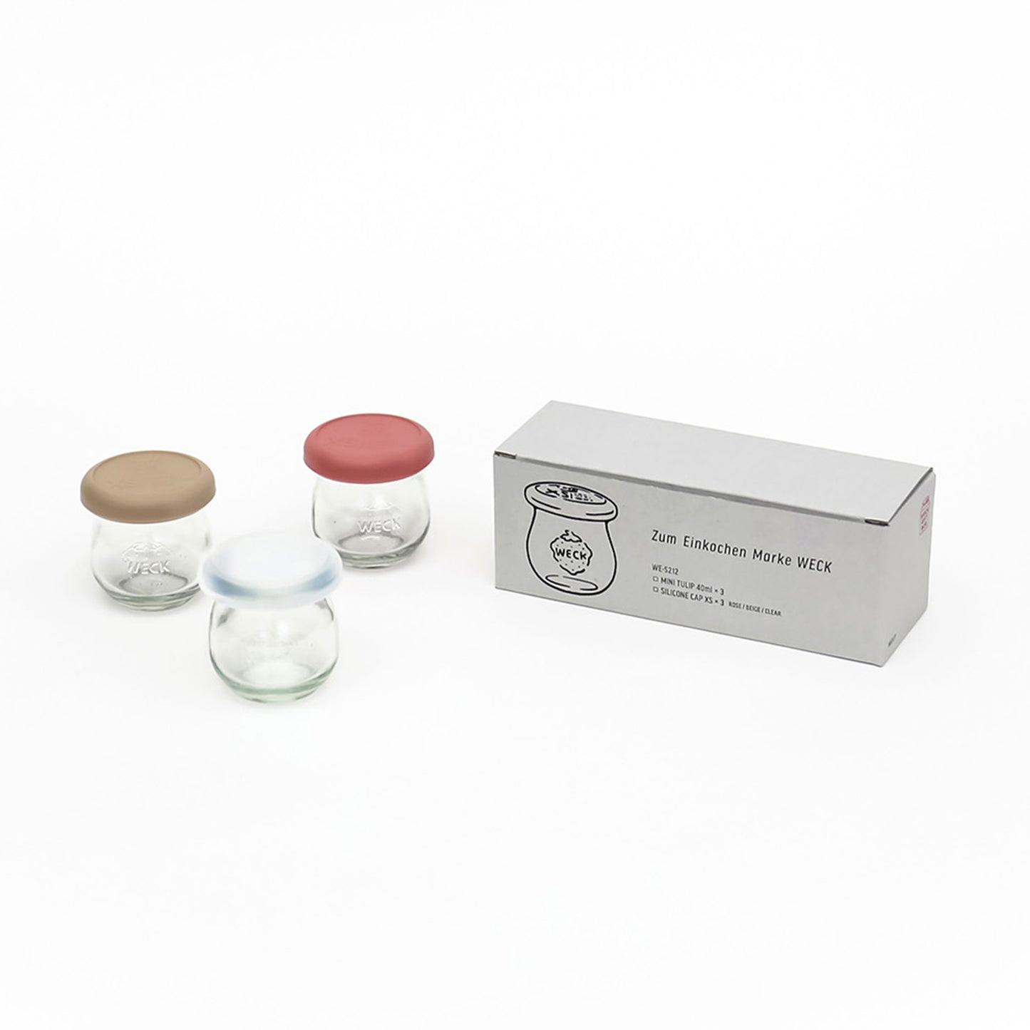 WECK GIFTBOX MINI TULIP x 3 sets