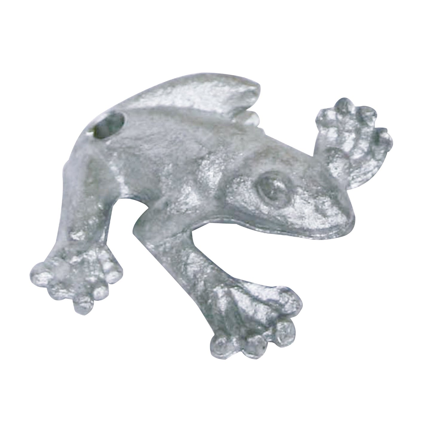 Tin incense holder Frog