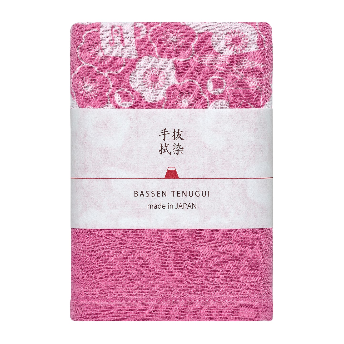 Discharge-dyed towel