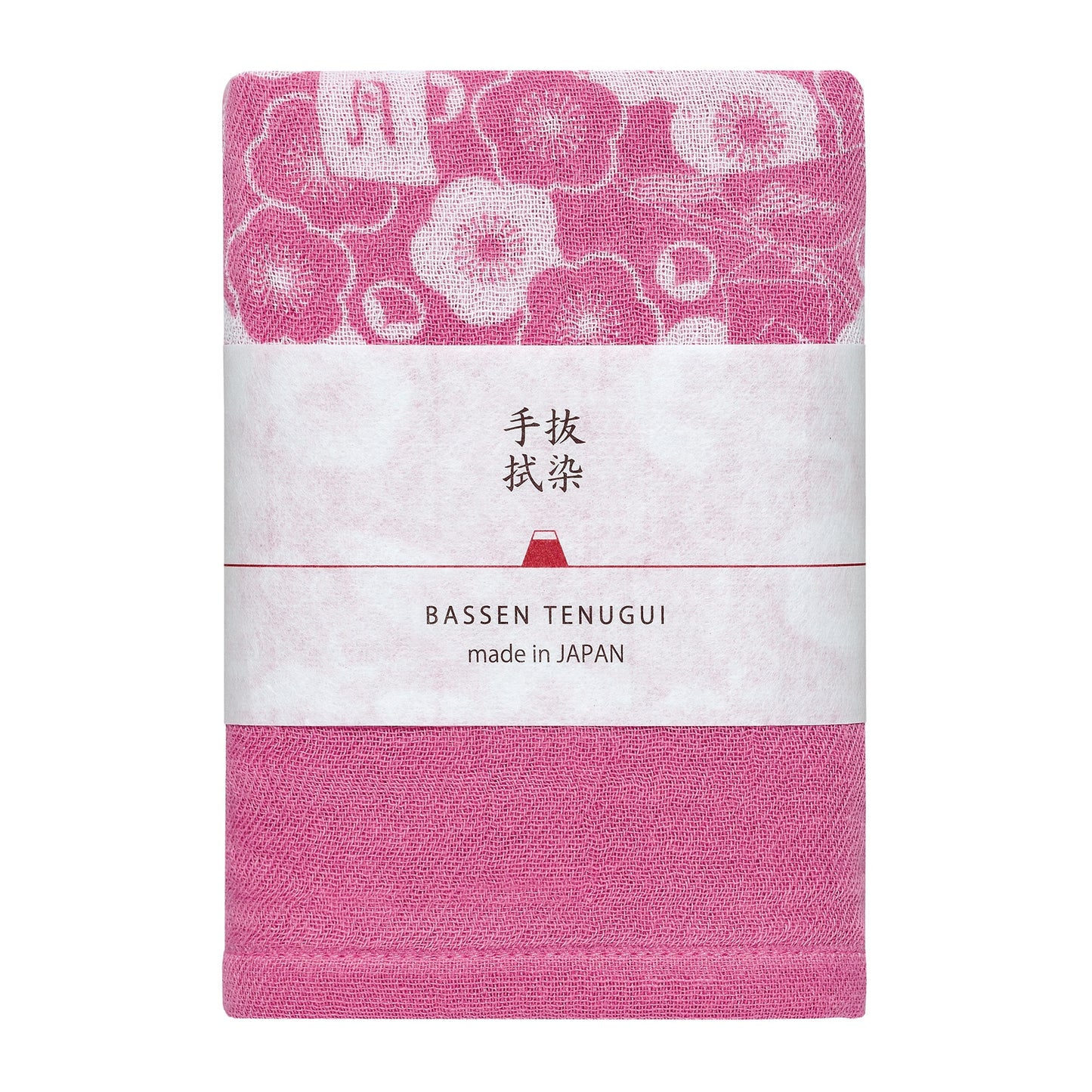 Discharge-dyed towel