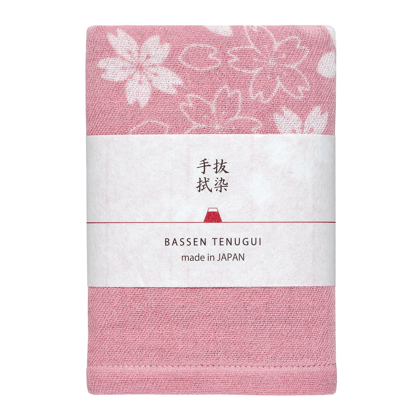 Discharge-dyed towel
