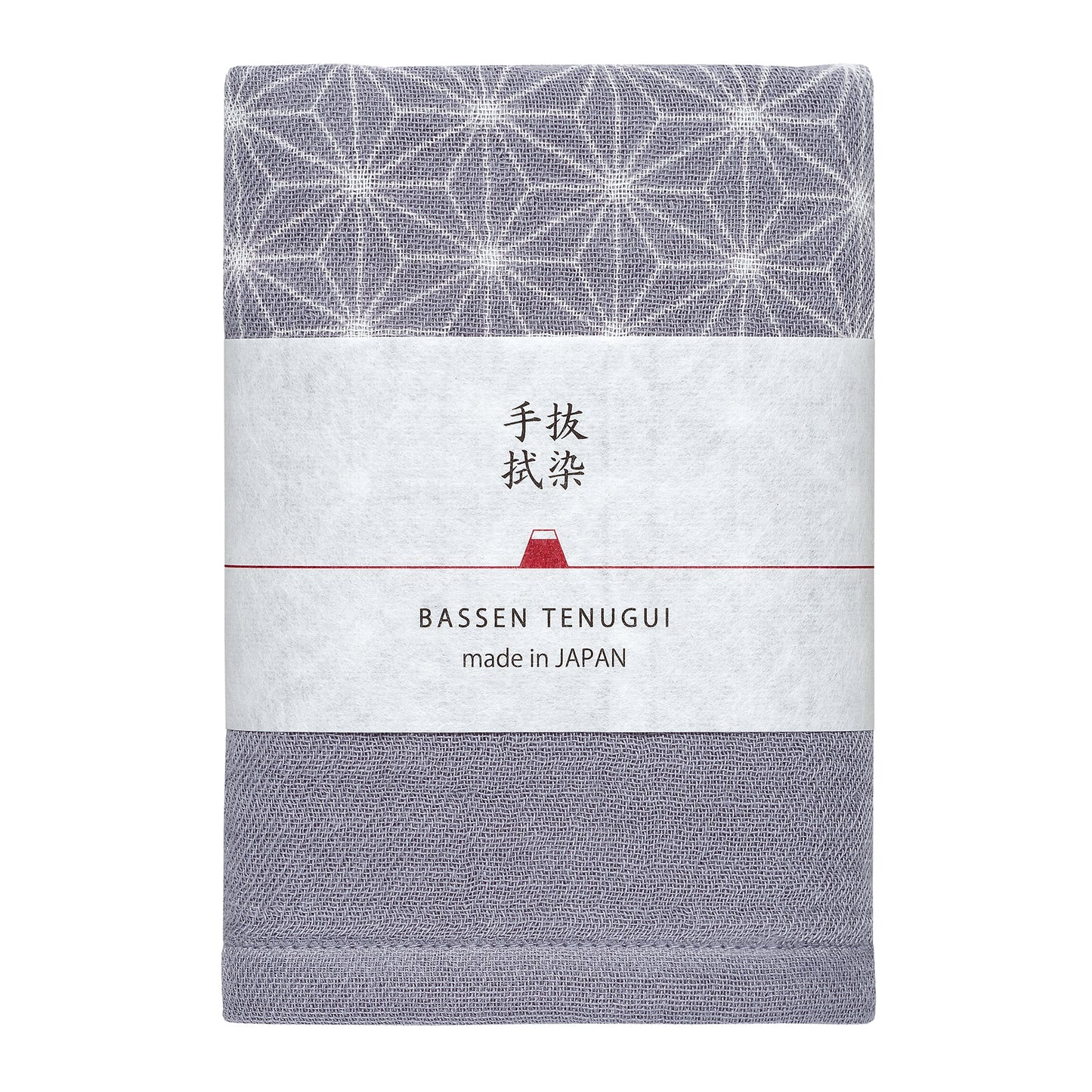 Discharge-dyed towel