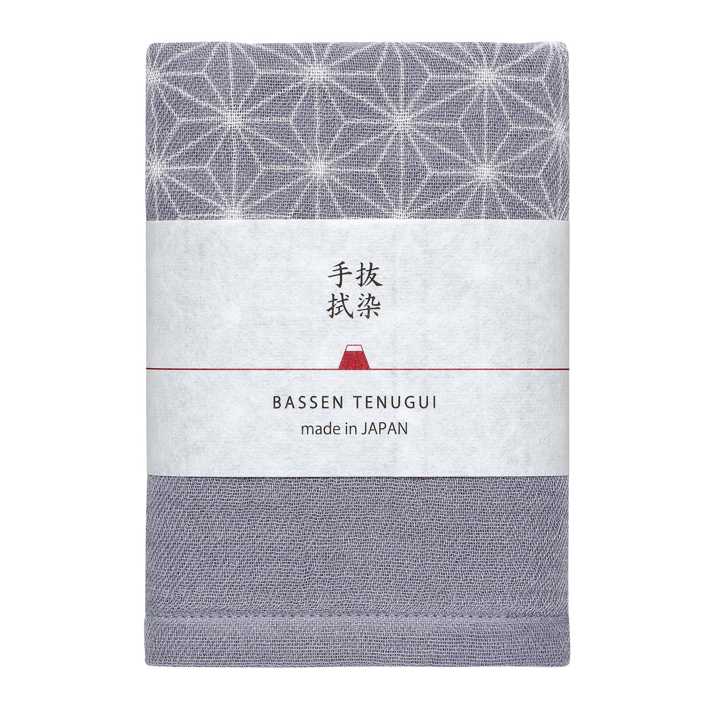 Discharge-dyed towel