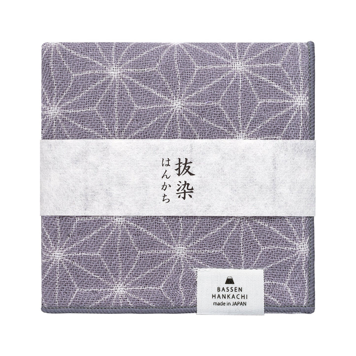 Discharge-printed handkerchief