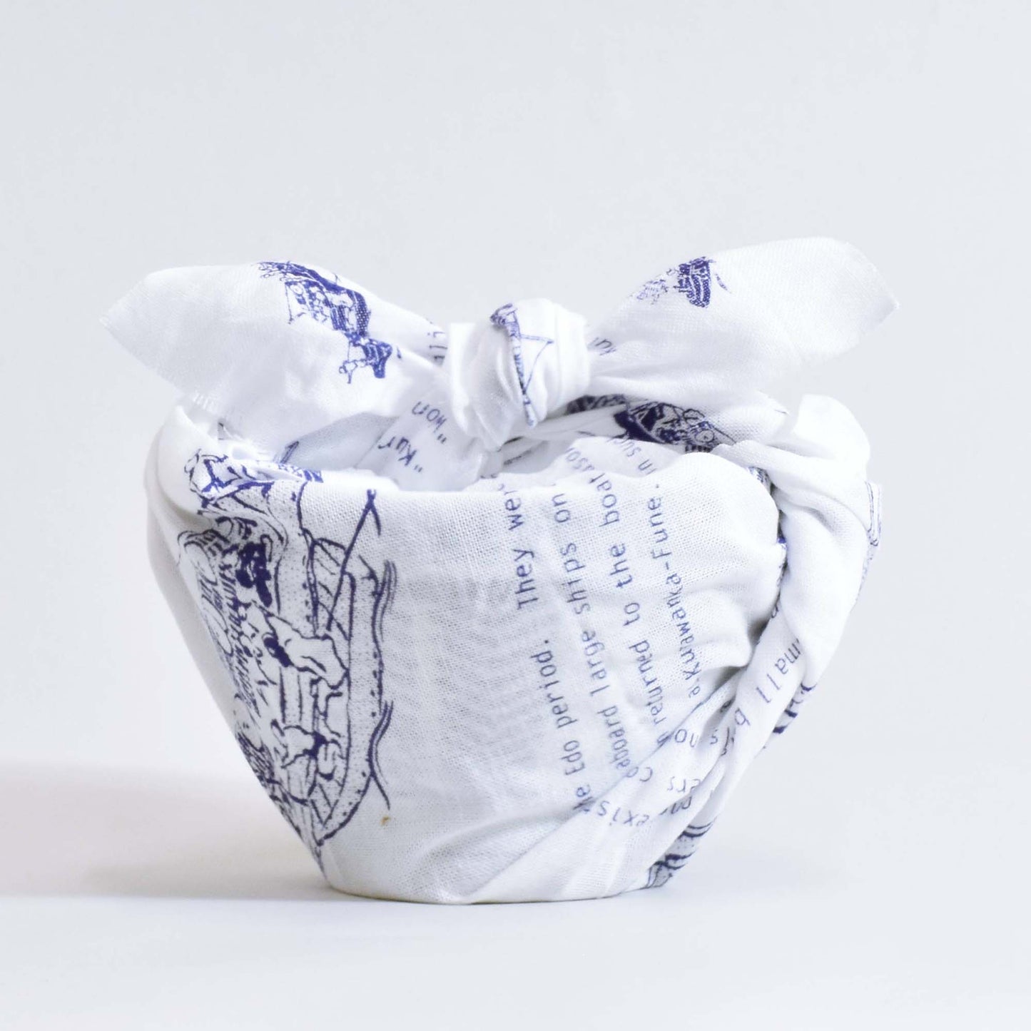 Leaf Blue/Line Pair Kurawanka Bowl Set
