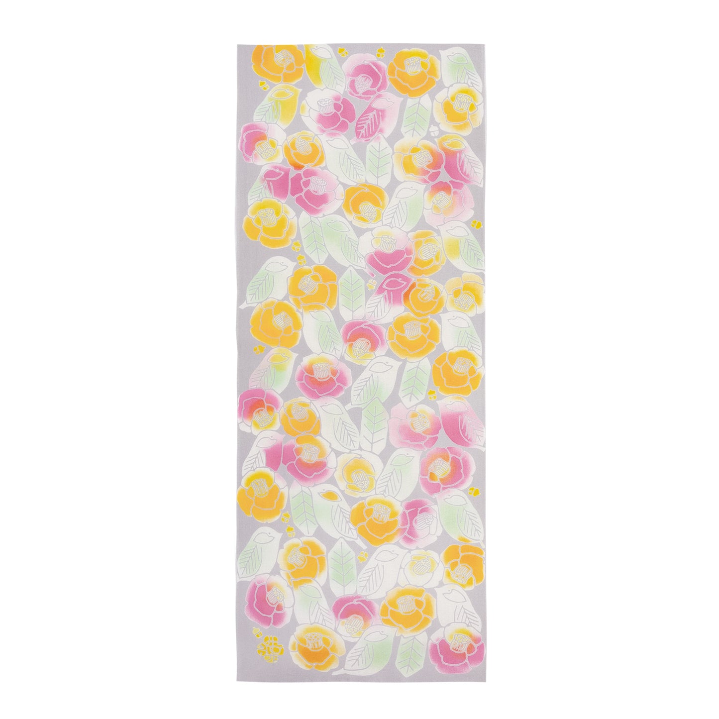 Misuzu Uta Hand Towel Flowers and Birds