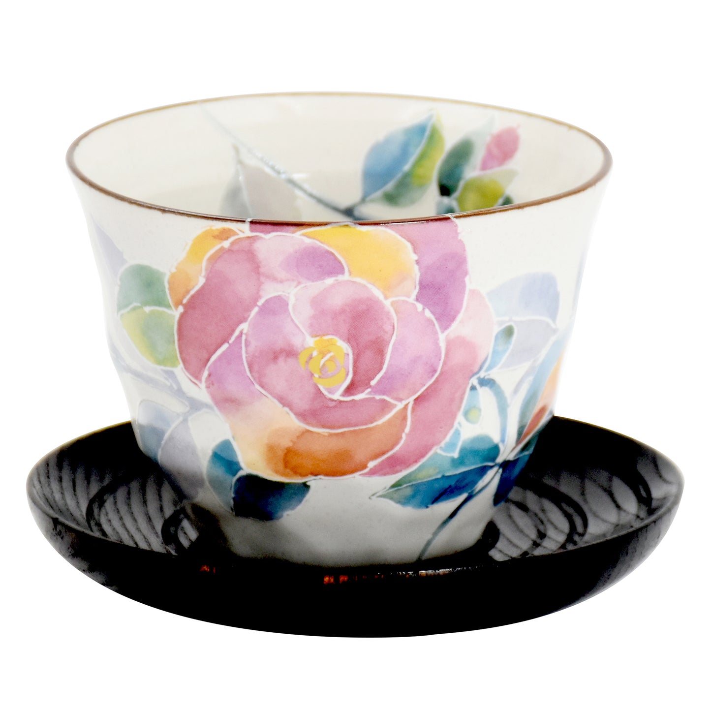 Flower language rose Sencha set
