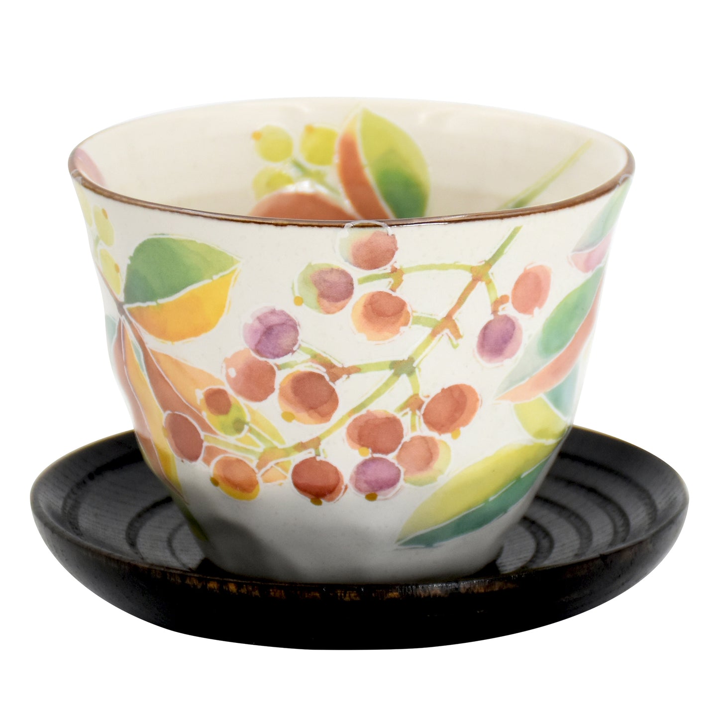 Flower language Nanten Sencha set