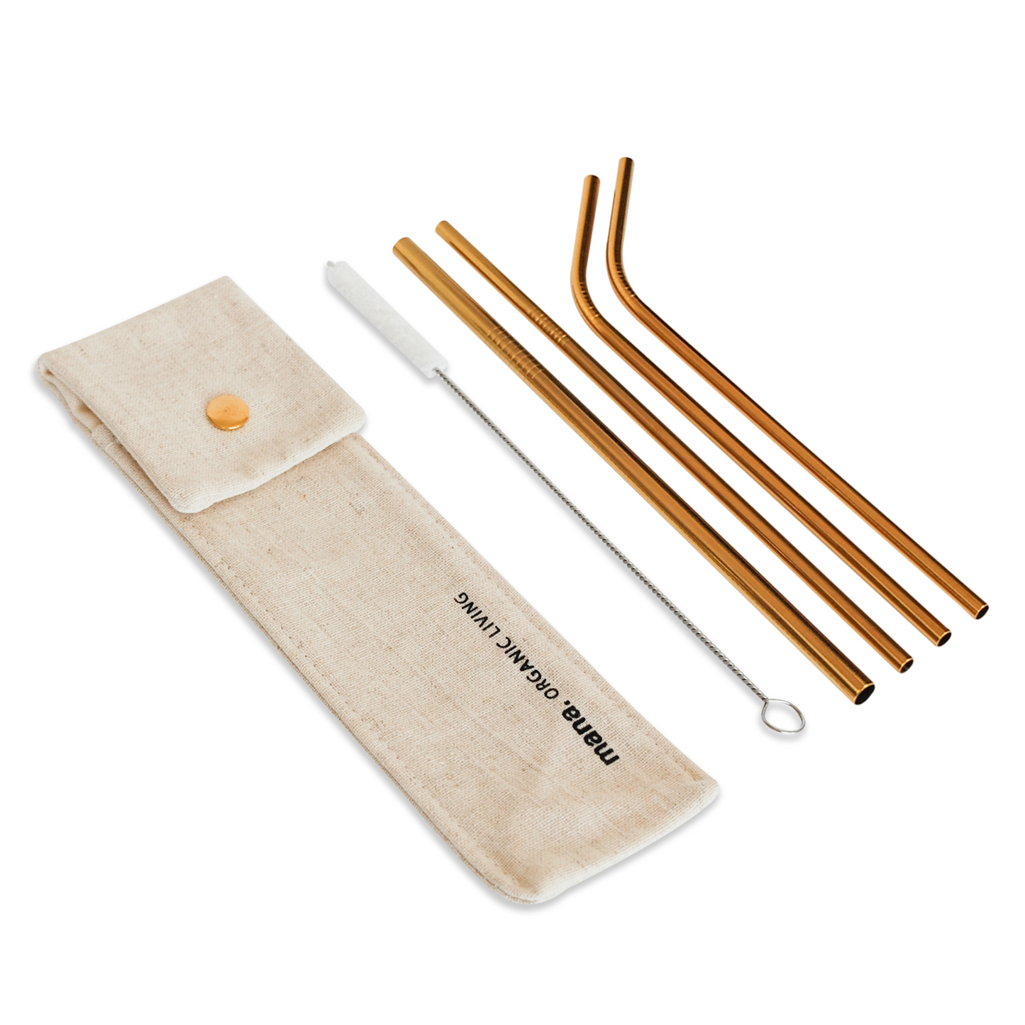 Stainless Steel Straw Gold