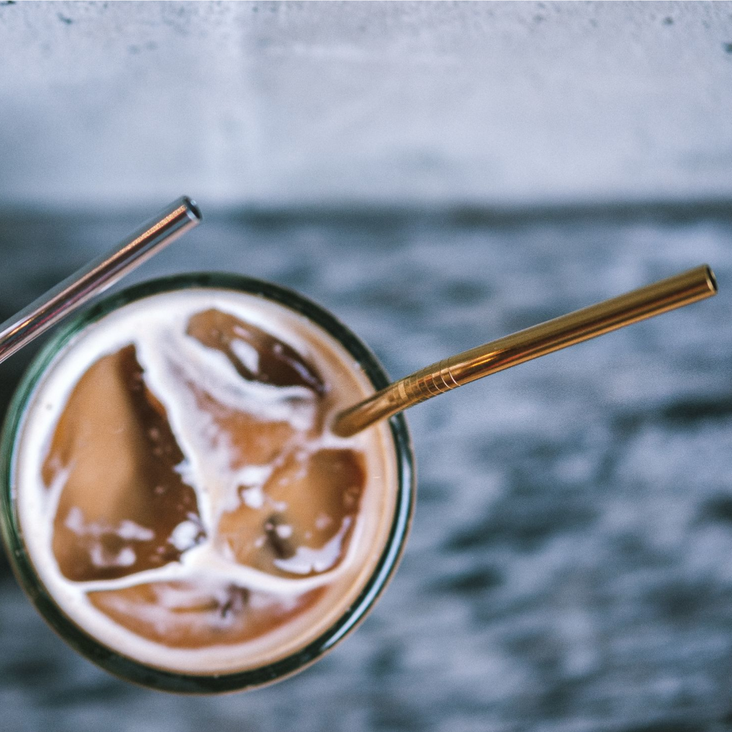 Stainless Steel Straw Gold