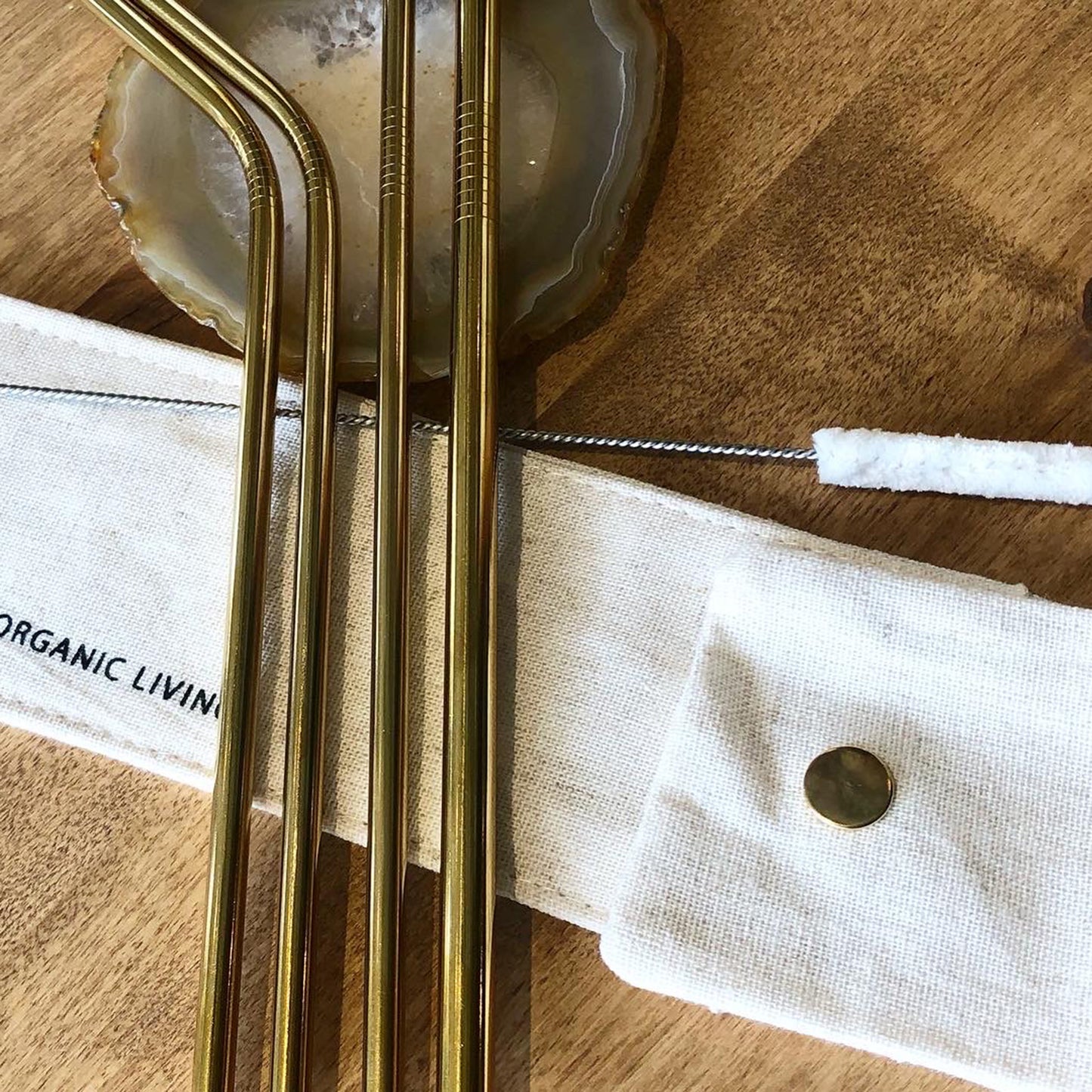 Stainless Steel Straw Gold