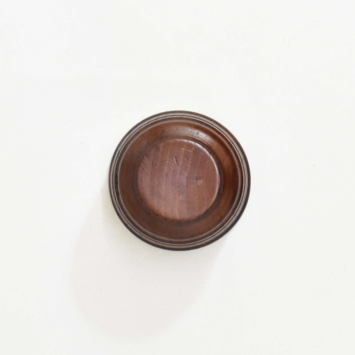 Large wooden teacup with lacquer finish