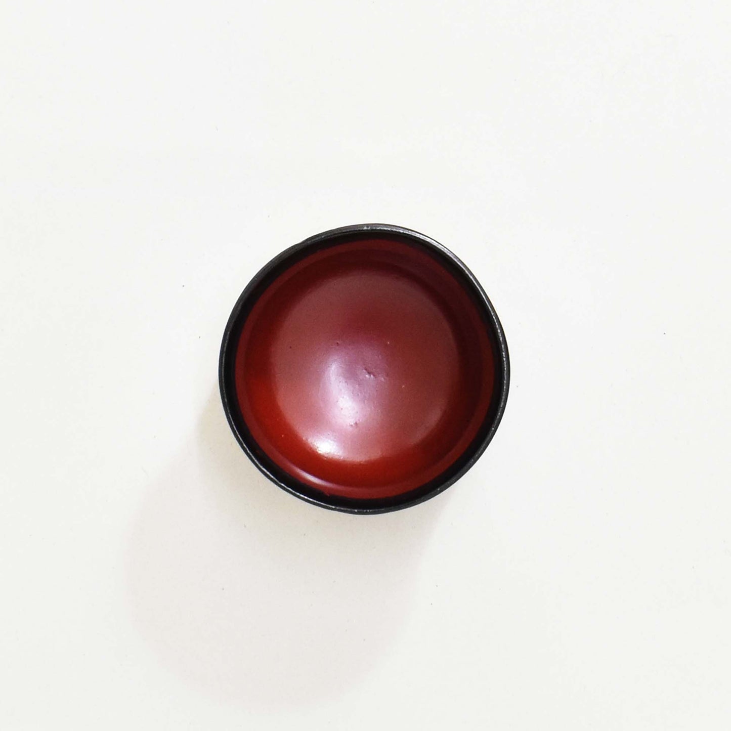 Wooden teacup, Negoro lacquer