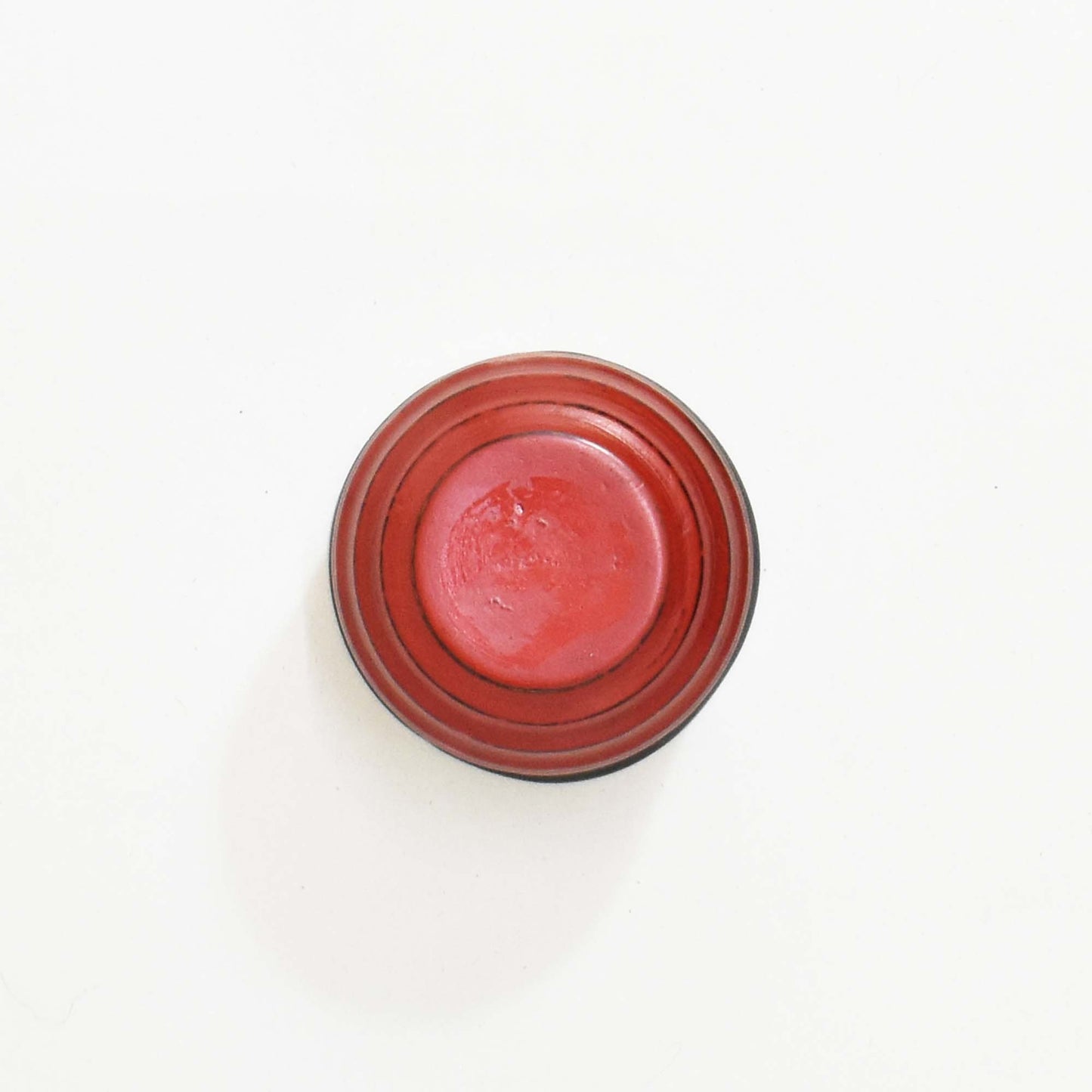 Wooden teacup, Negoro lacquer