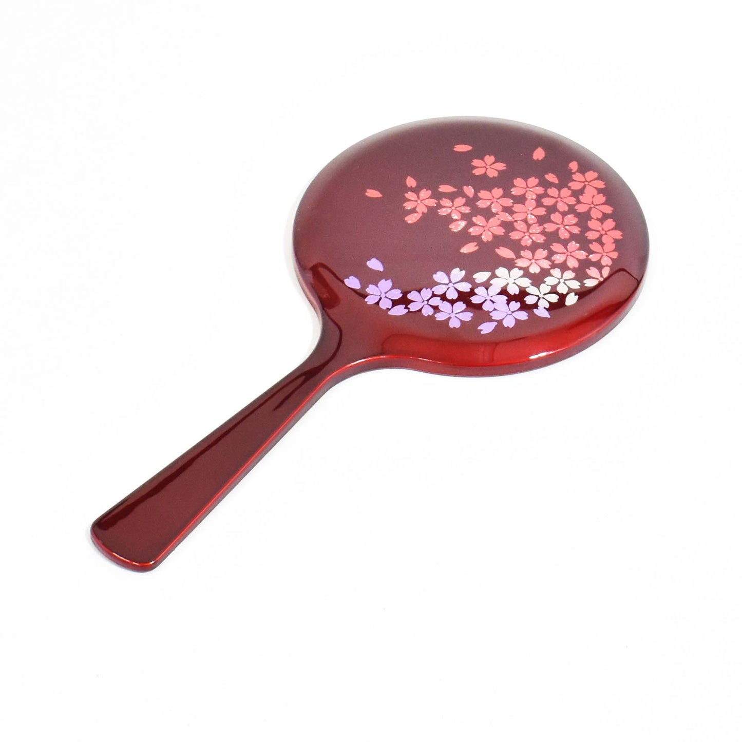 Small hand mirror, Tamamushi lacquer