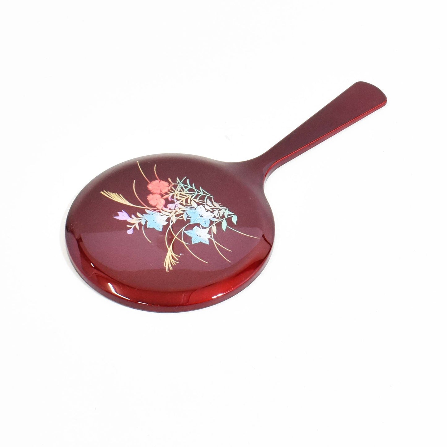 Small hand mirror, Tamamushi lacquer