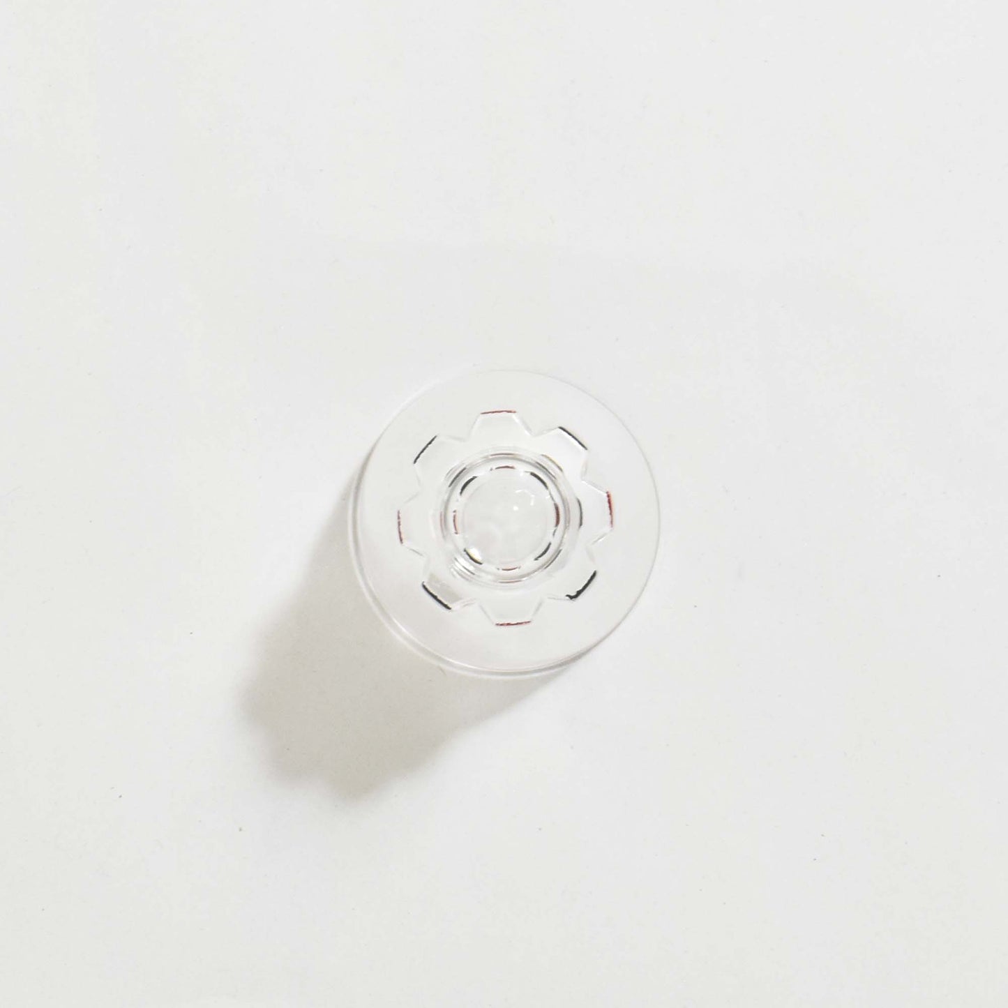 Two-tone painted glass cup