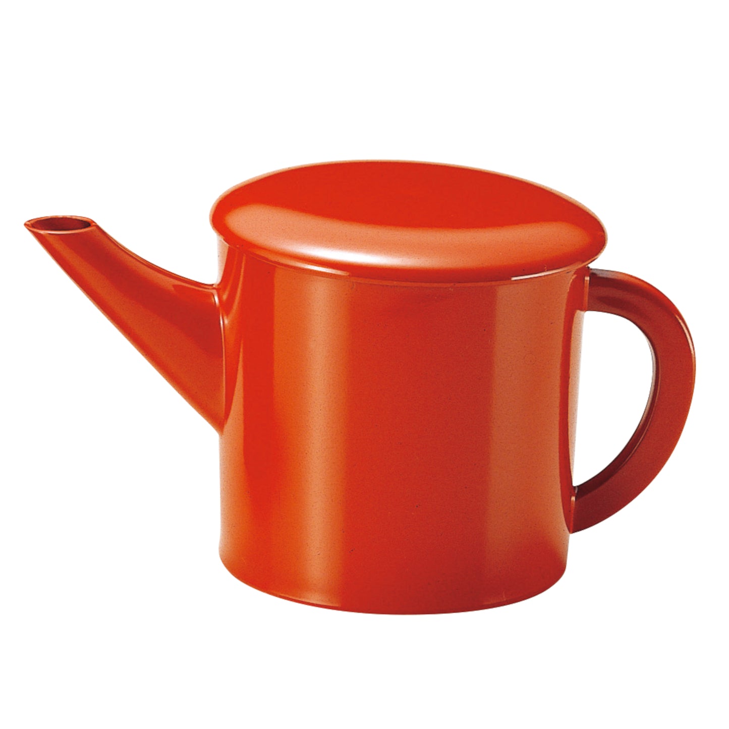 Soba kettle, round, red, small
