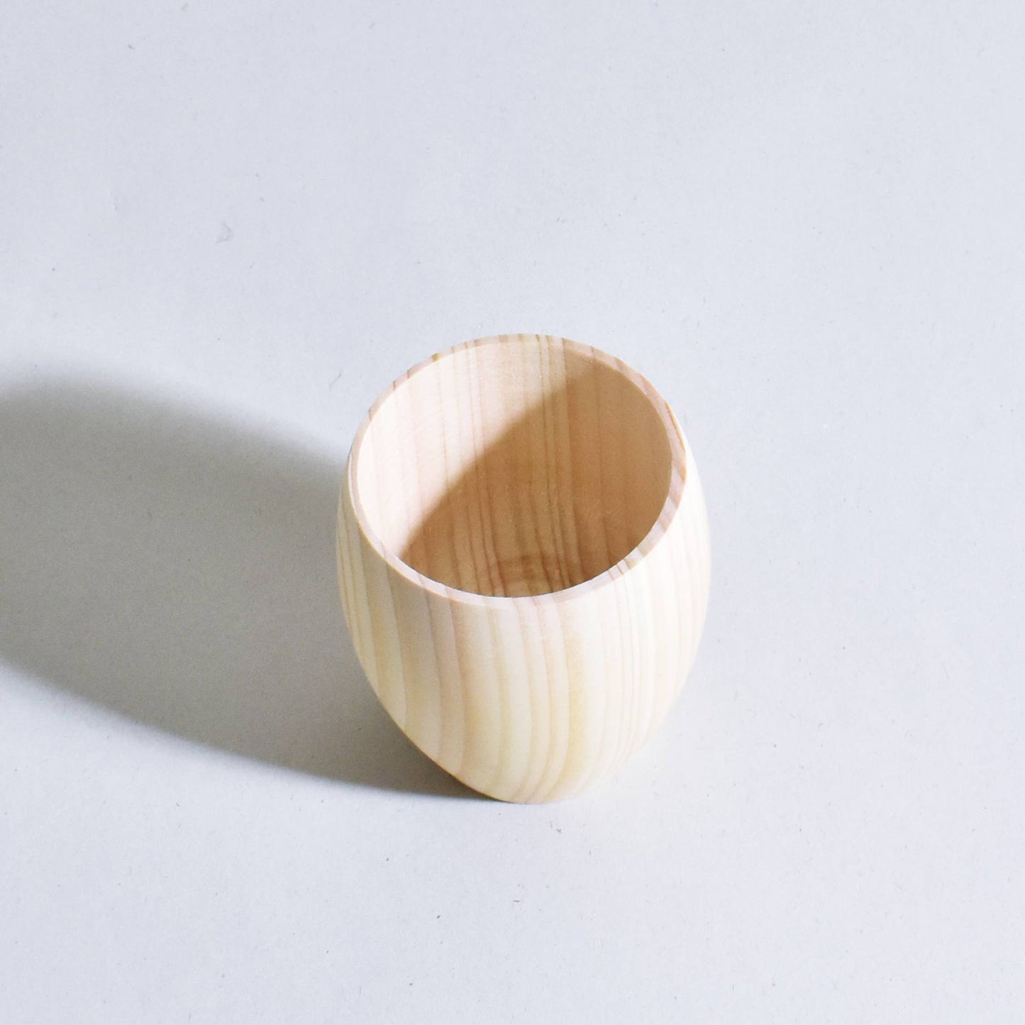 Hinoki round sake cup