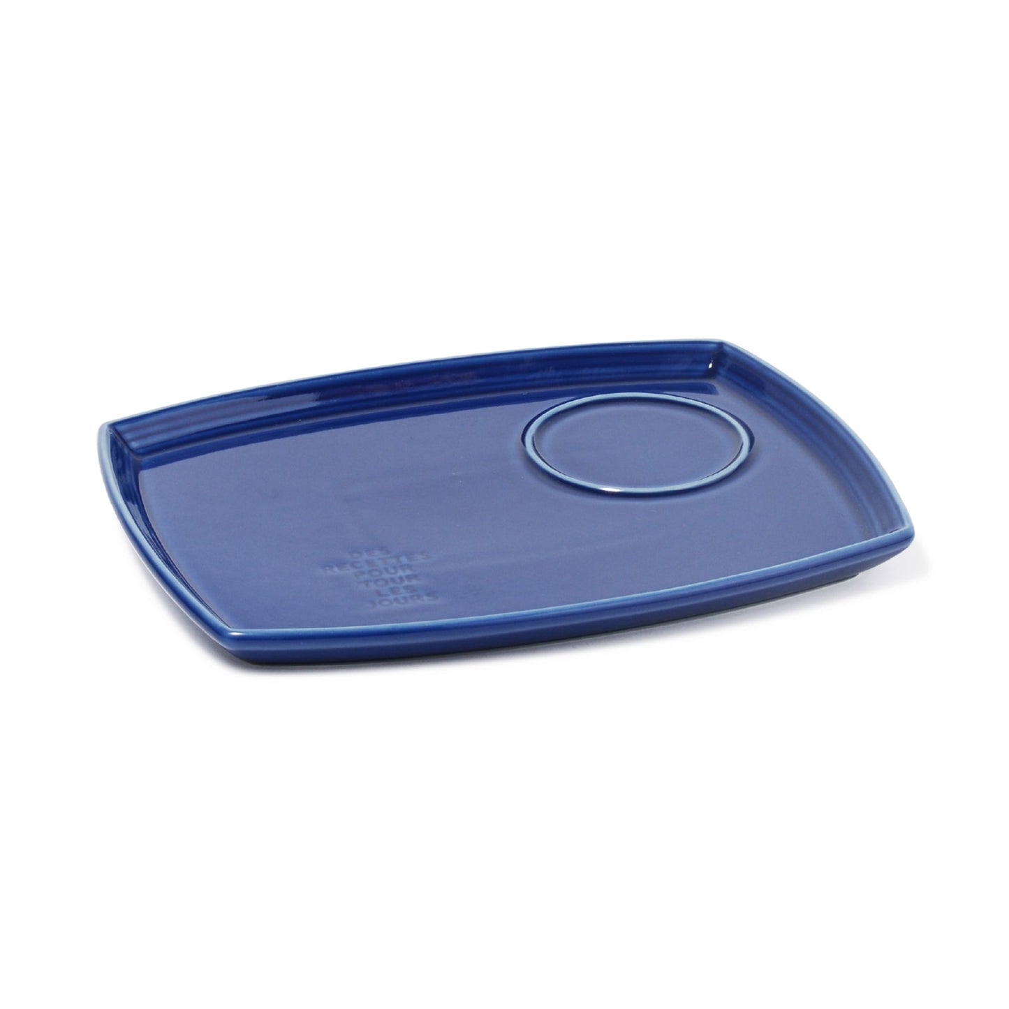Quatre Lupa Lunch Plate Indigo