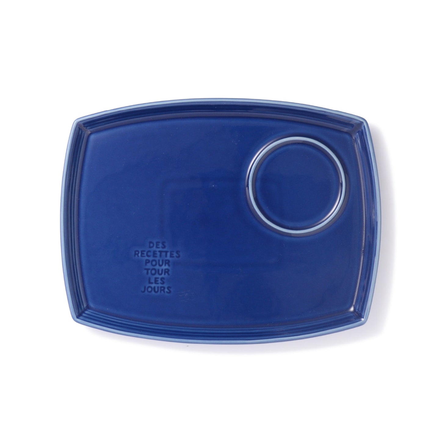 Quatre Lupa Lunch Plate Indigo