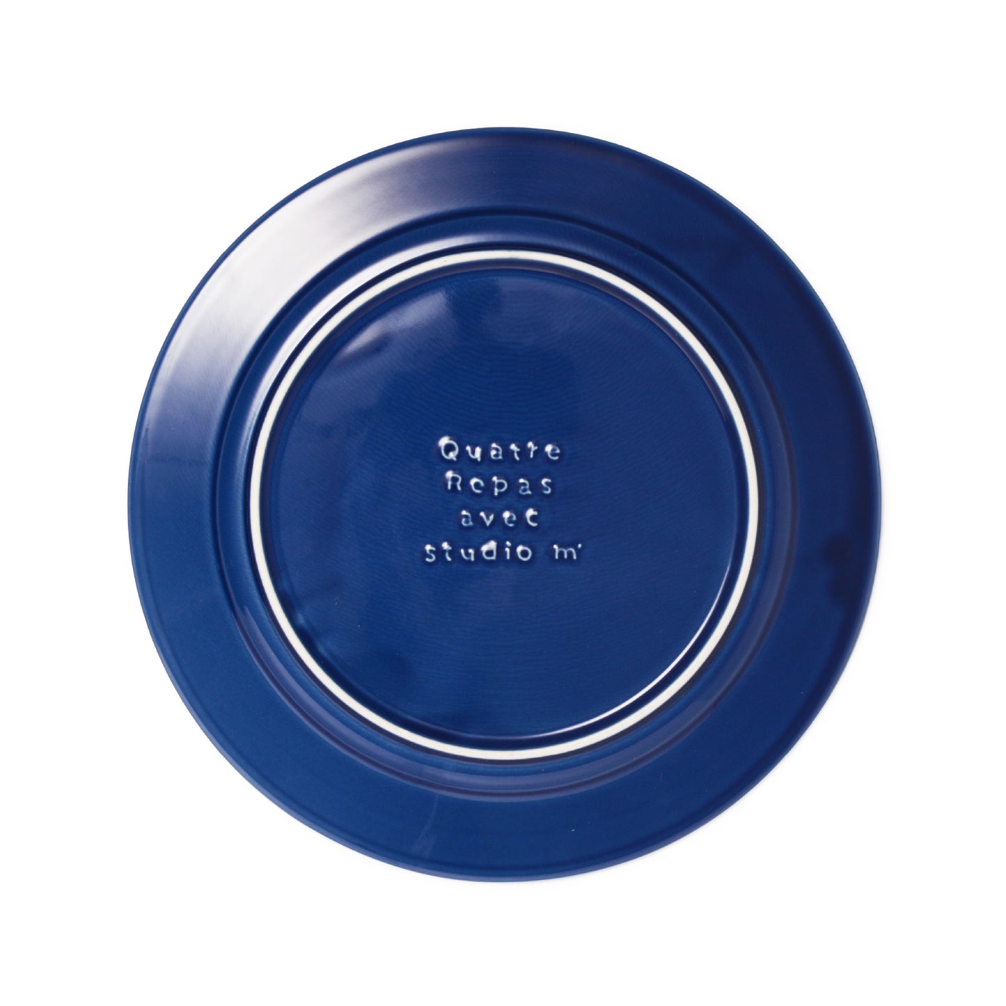 Quatre Lupa Plate L Indigo