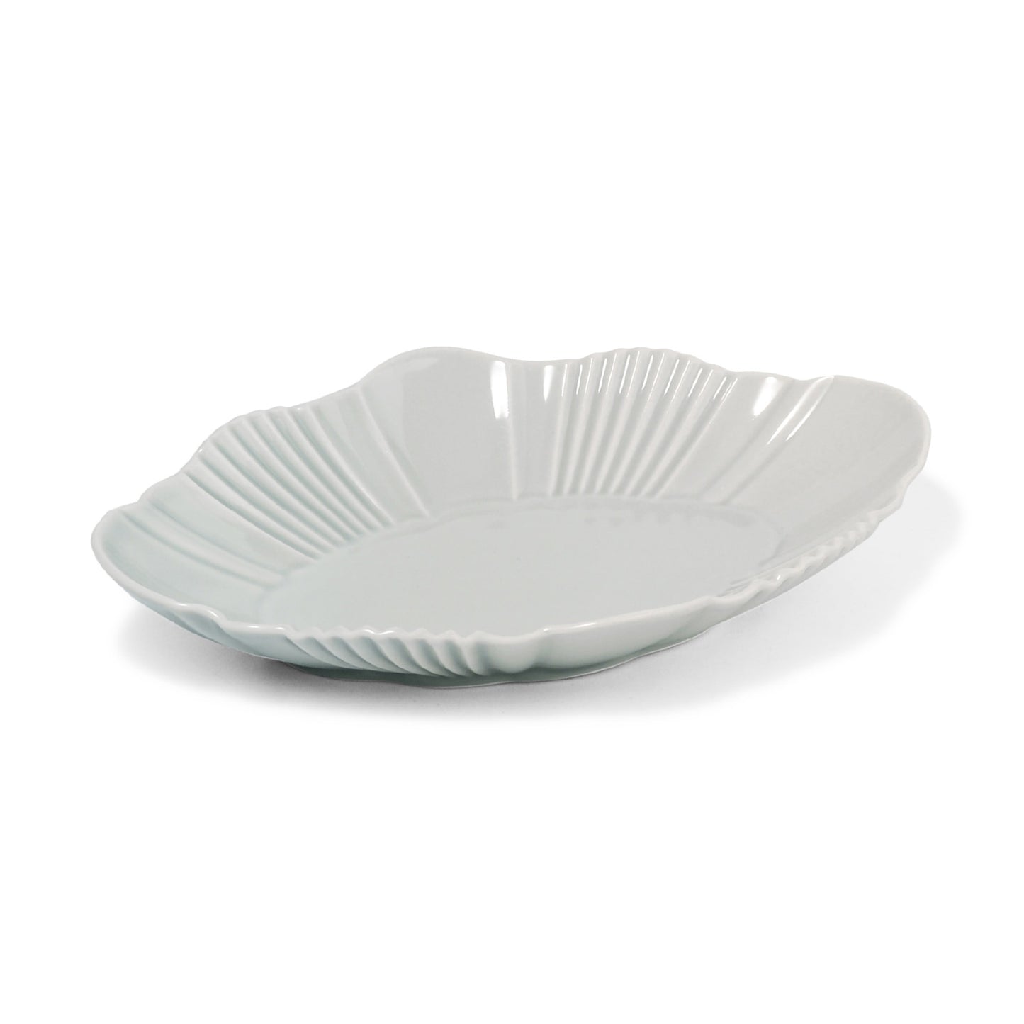 Bruy 220 Oval Plate, Grey