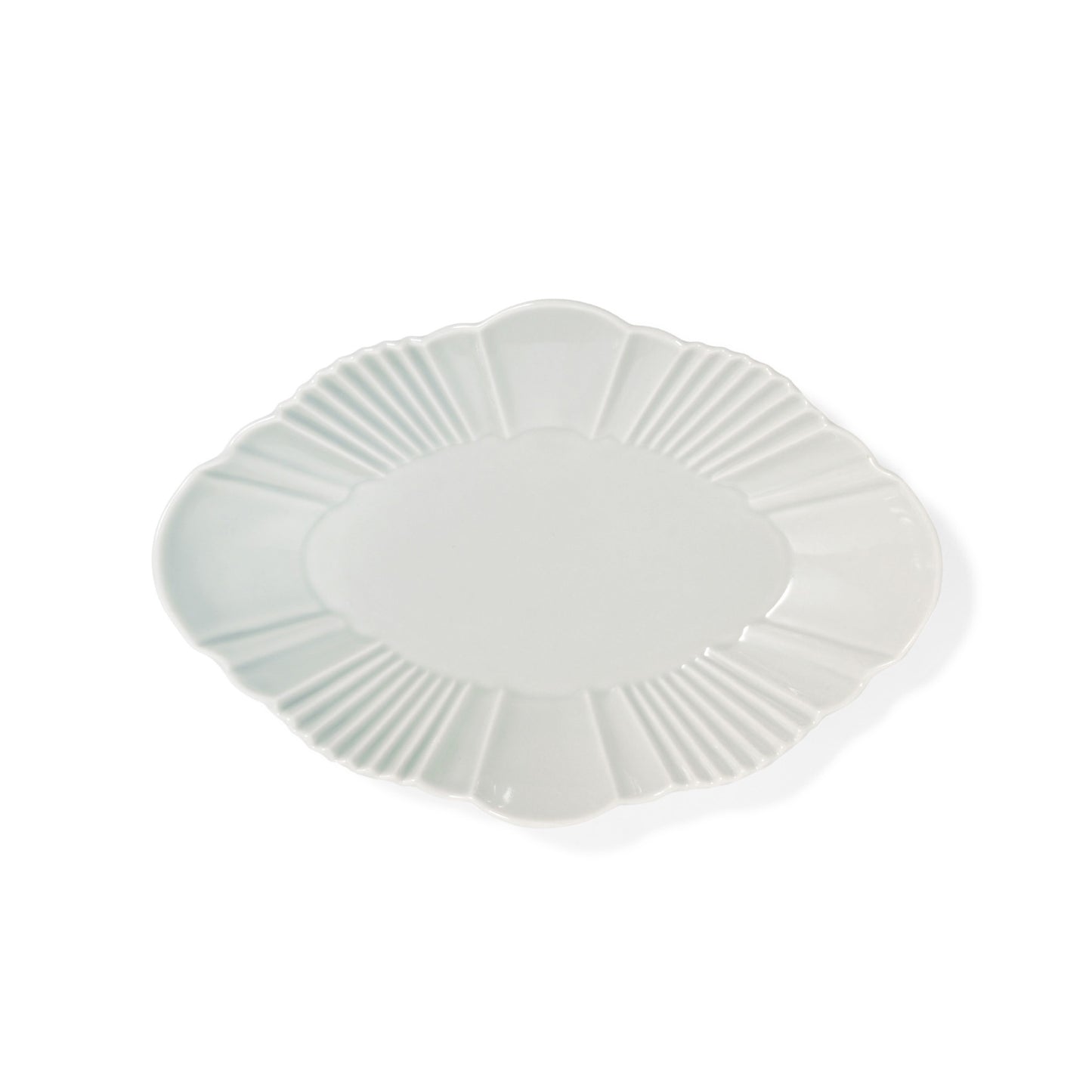 Bruy 220 Oval Plate, Grey