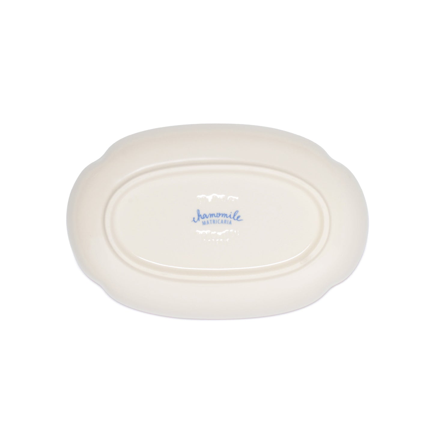 Chamomile oval plate