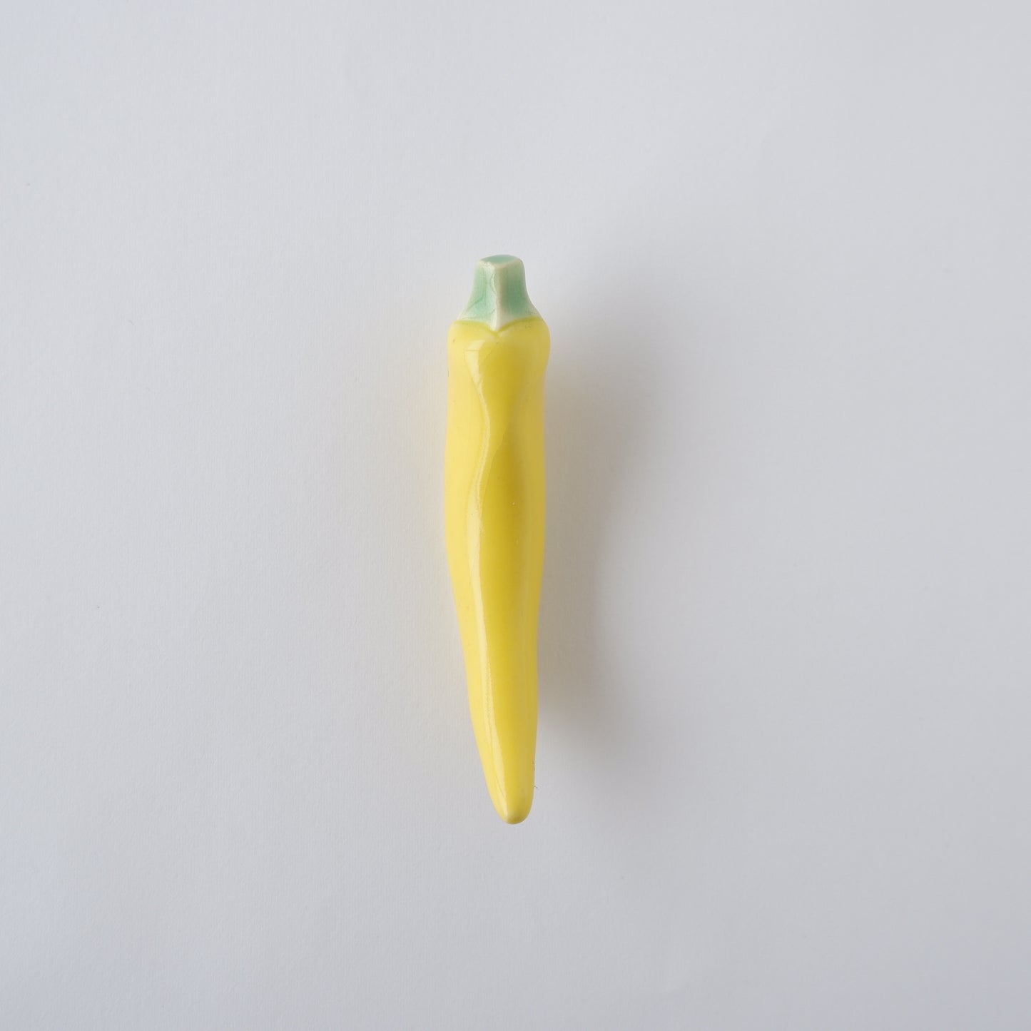 Chopstick rest, chili pepper, yellow