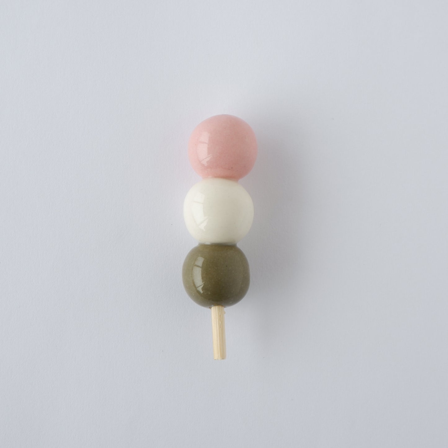 Chopstick rest, three-color dango