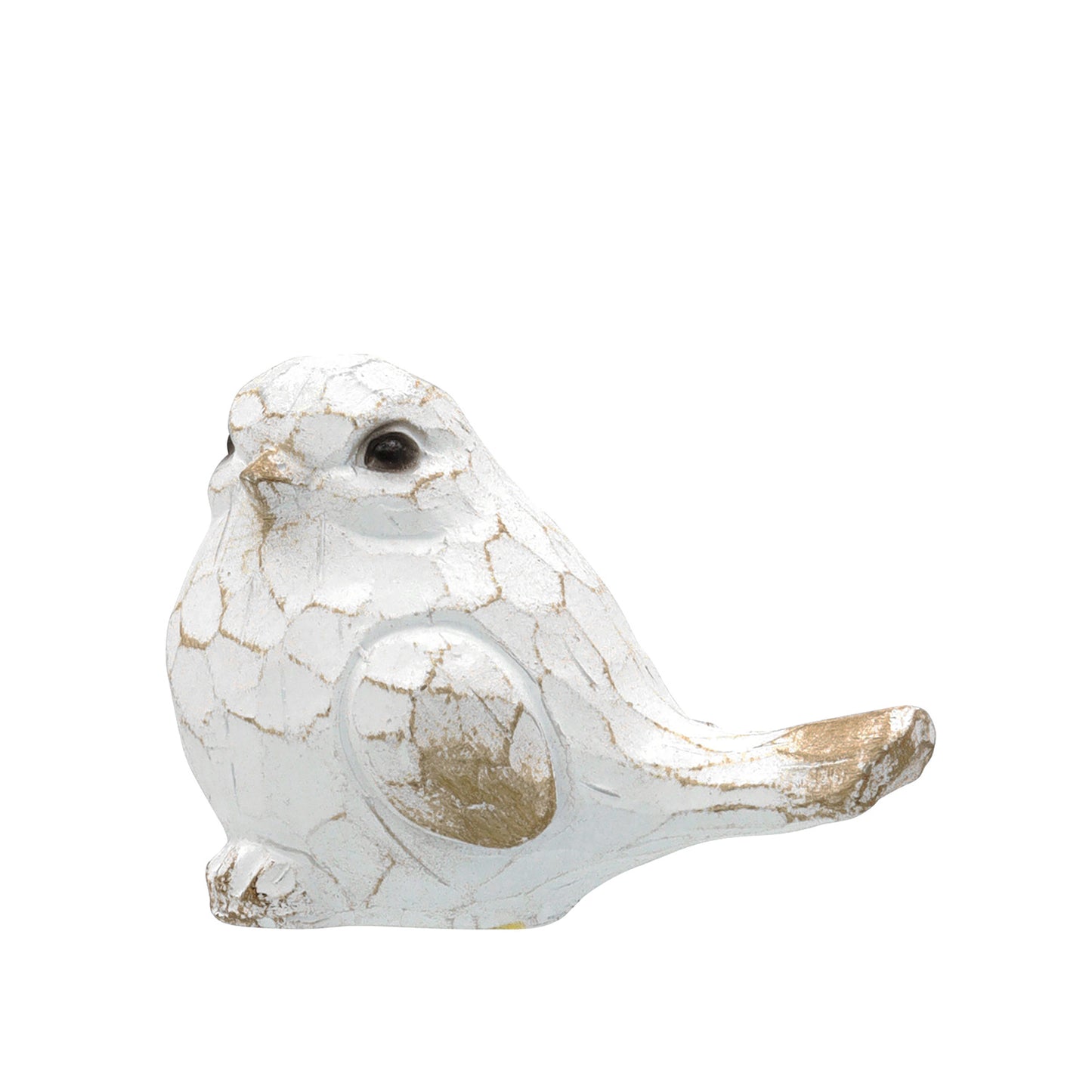 Resin Antique Animal Bird B WH