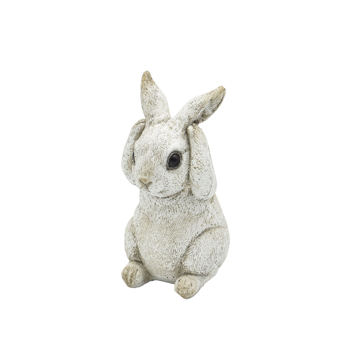 Resin Antique Rabbit 02 White