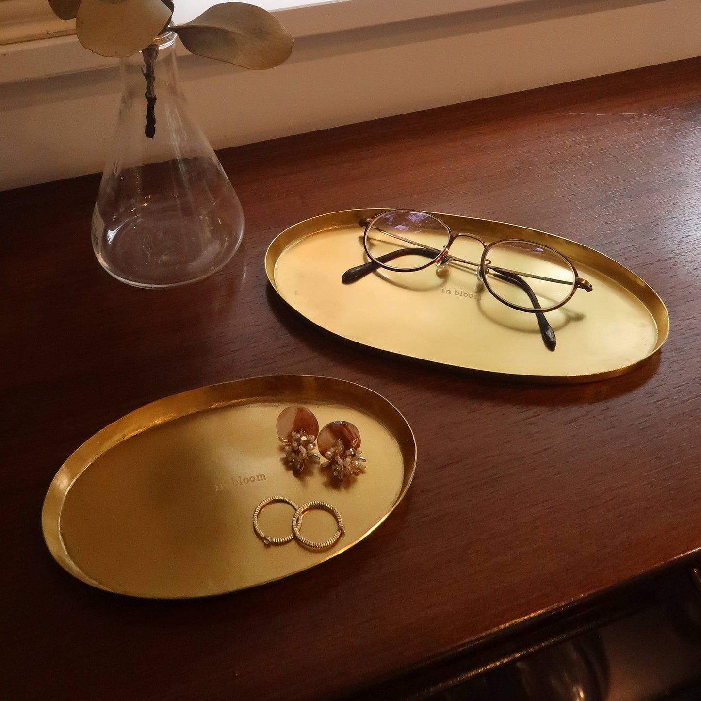 In Bloom Oval Tray S