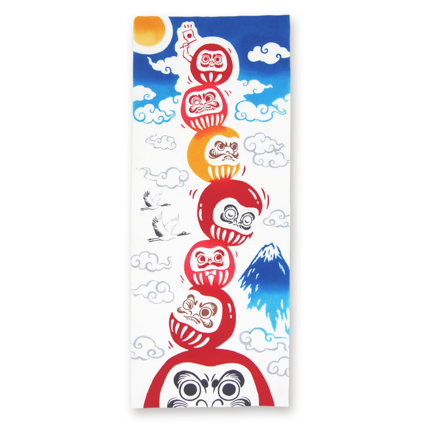 kenema Tenugui Daruma dolls do not fall
