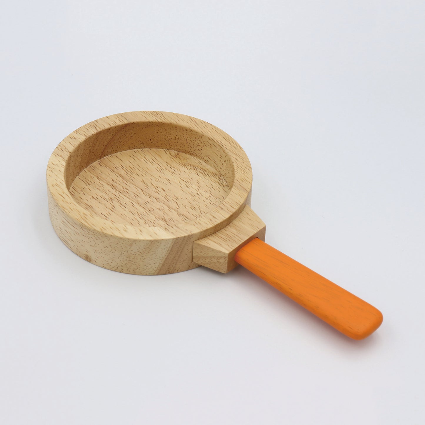 Wooden pretend play frying pan