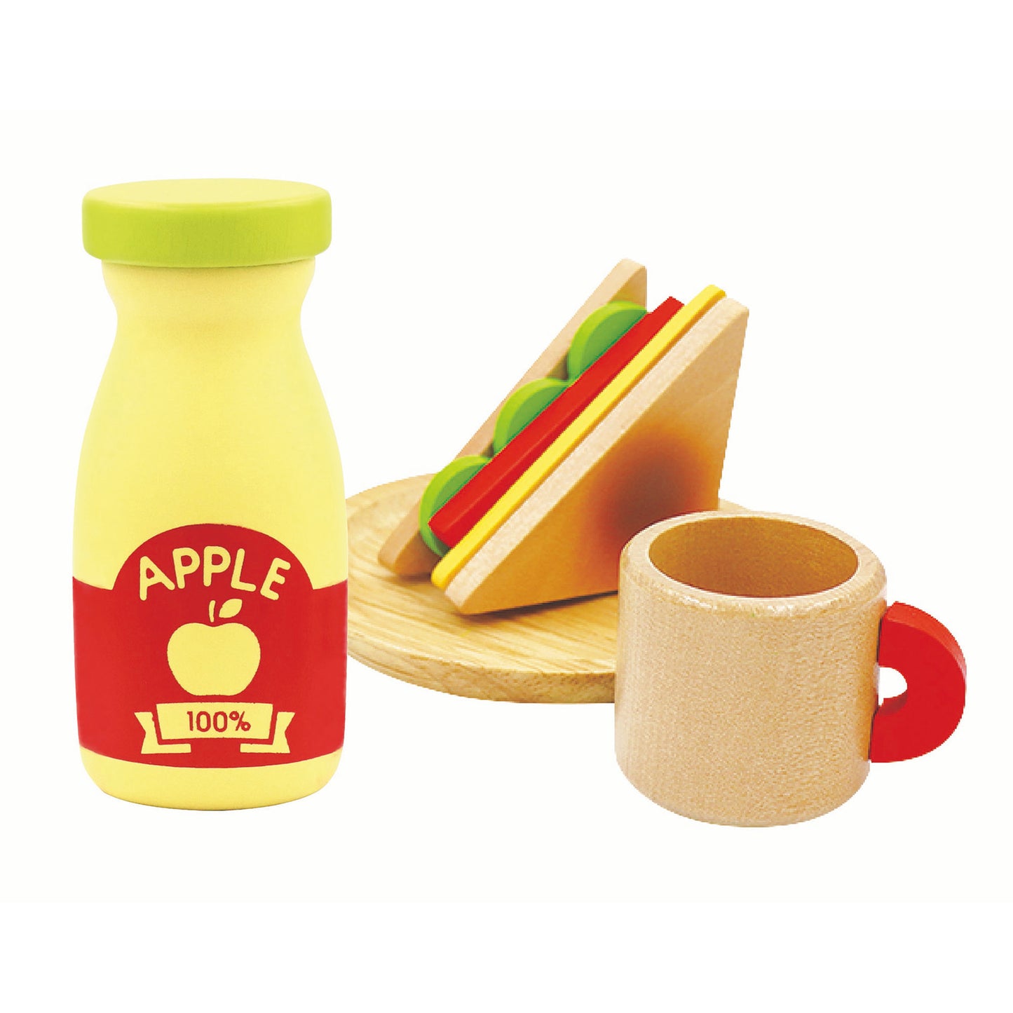 Wooden pretend play 100% apple juice
