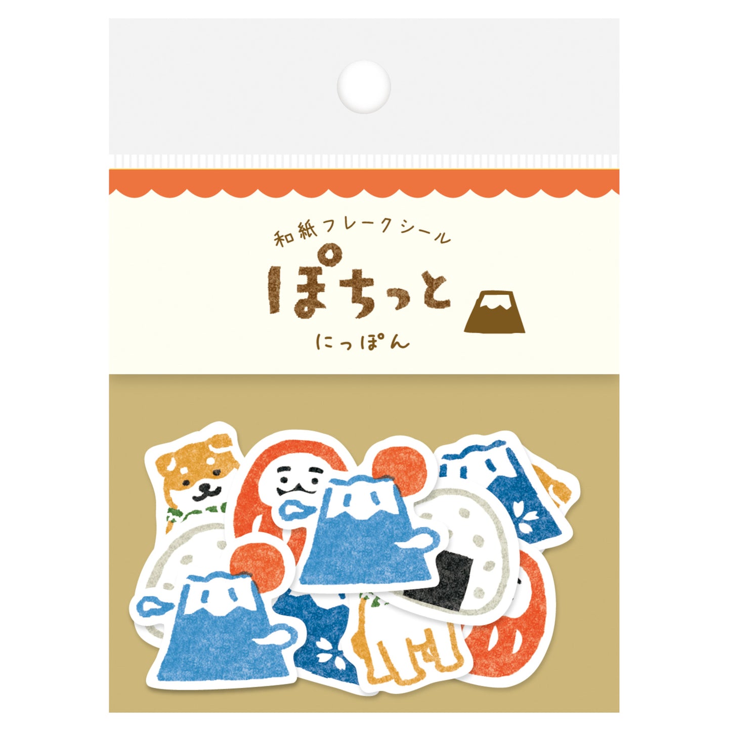 Washi flake stickers