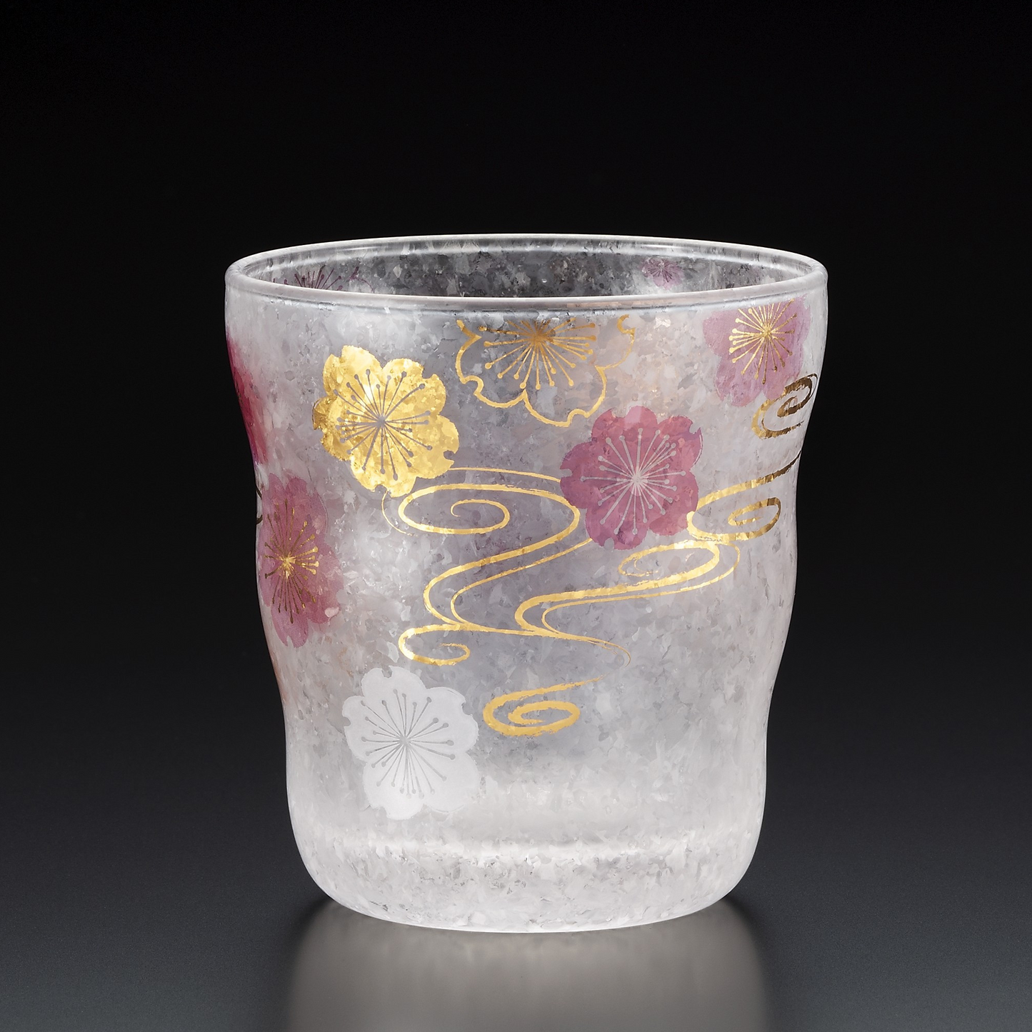 Sakura Ripple Rock Glass