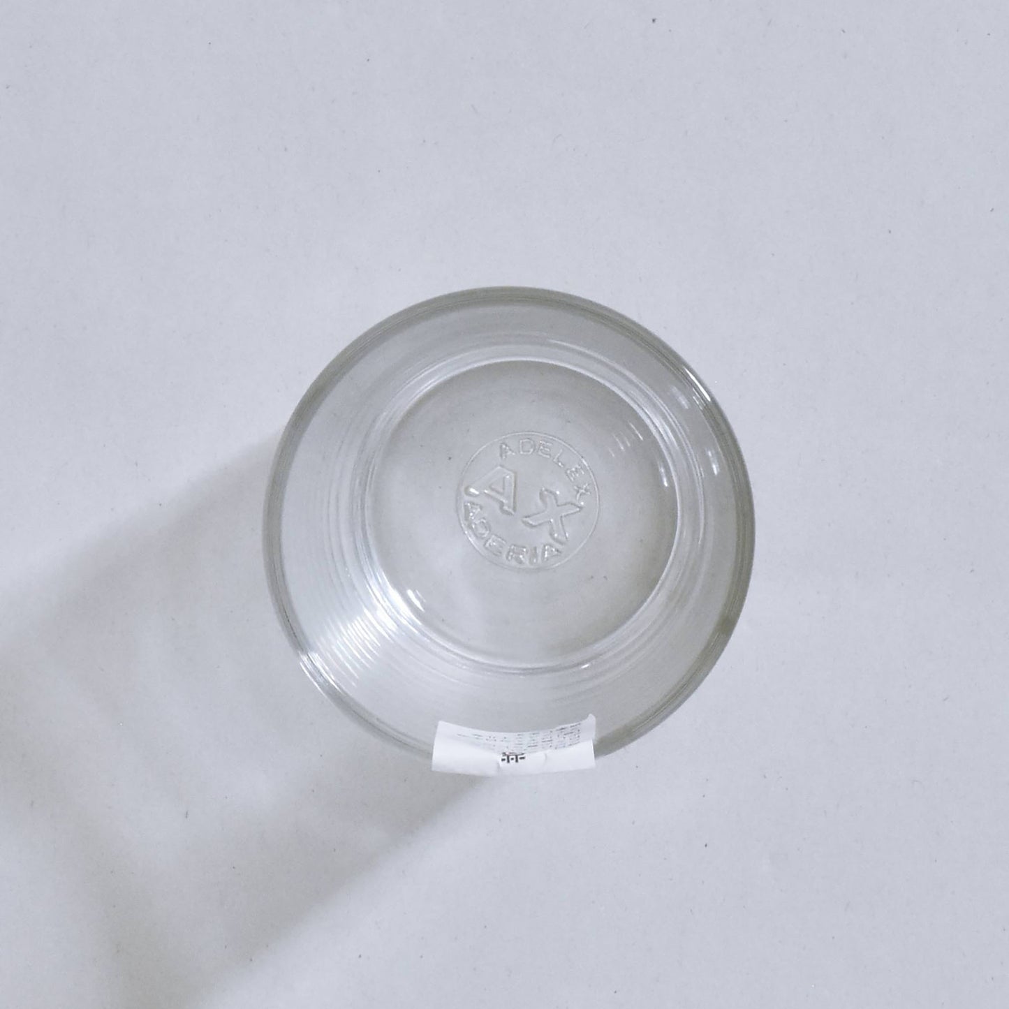 A glass of water