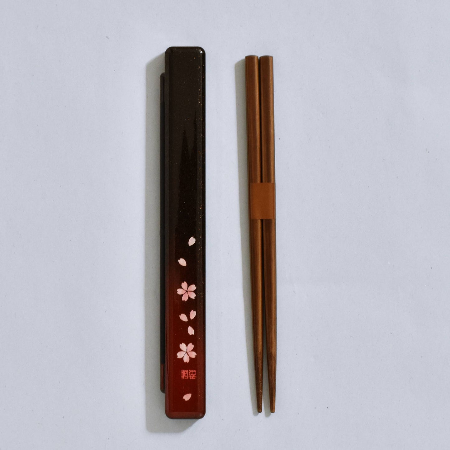 18.0 Slim Chopstick Case Set Akane Sakura Red