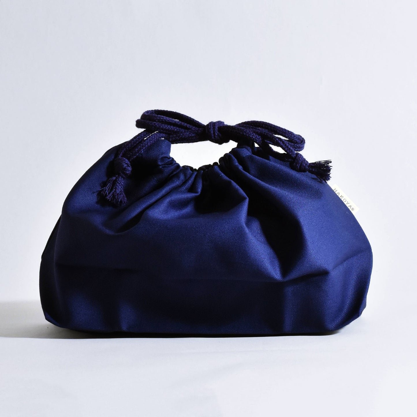 Drawstring bag, slim, for men, navy