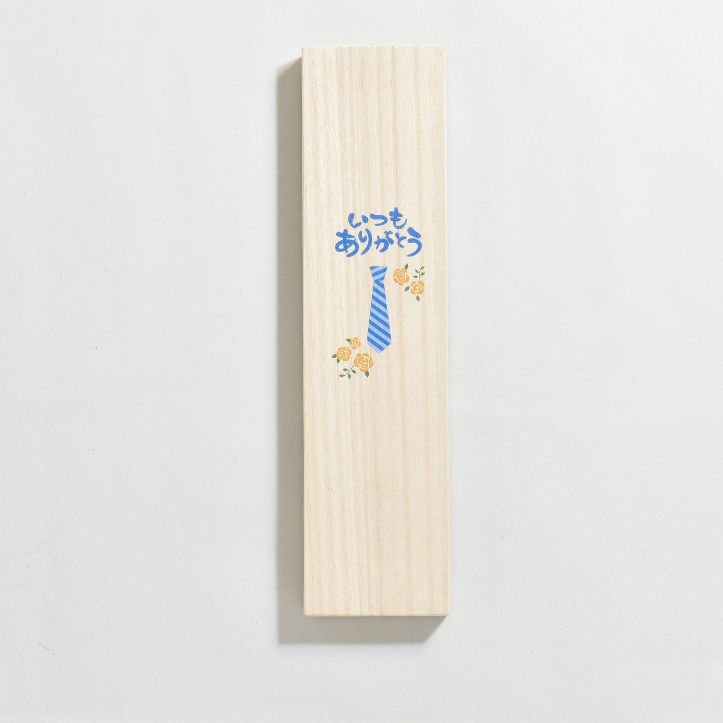 Paulownia wood box with chopstick rest, Pearmint
