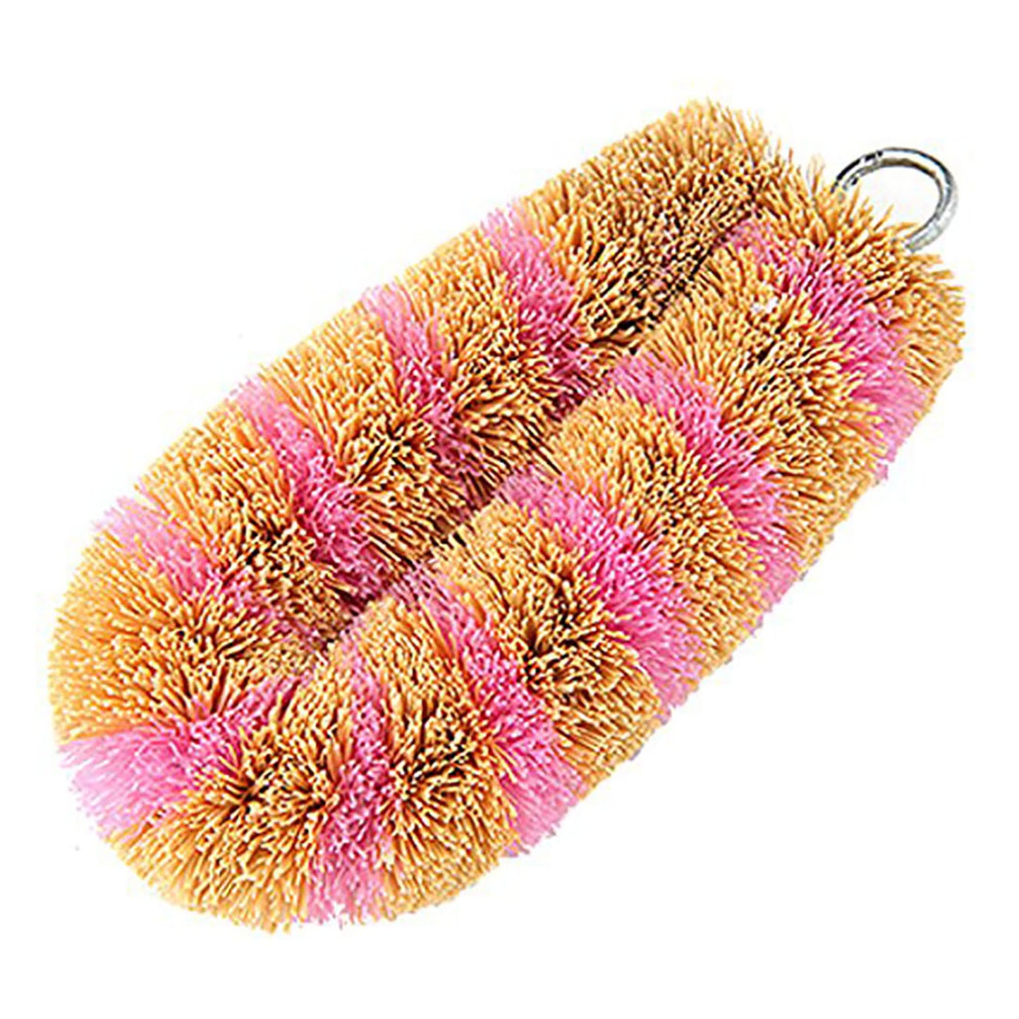 Kamenoko Scrubbing Brush Striped Slim Pink