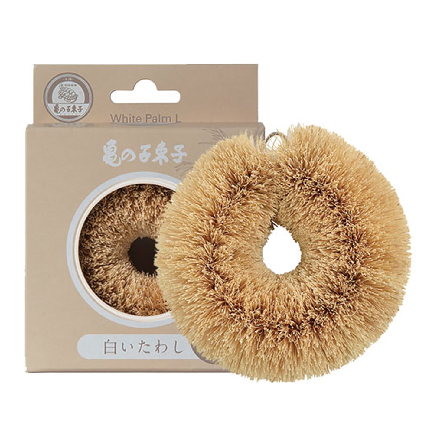 White Scrubbing Brush White Palm Large