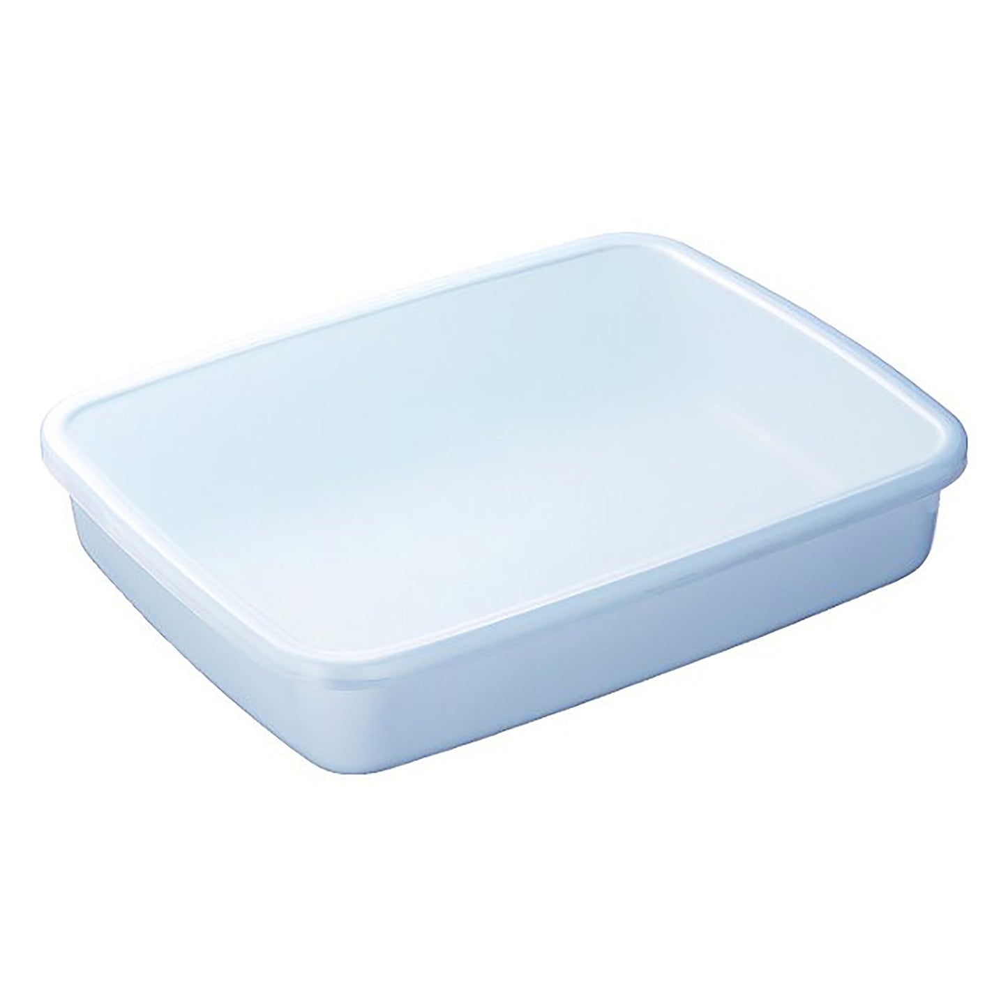 Noda Enamel White Series Rectangle Shallow Type L