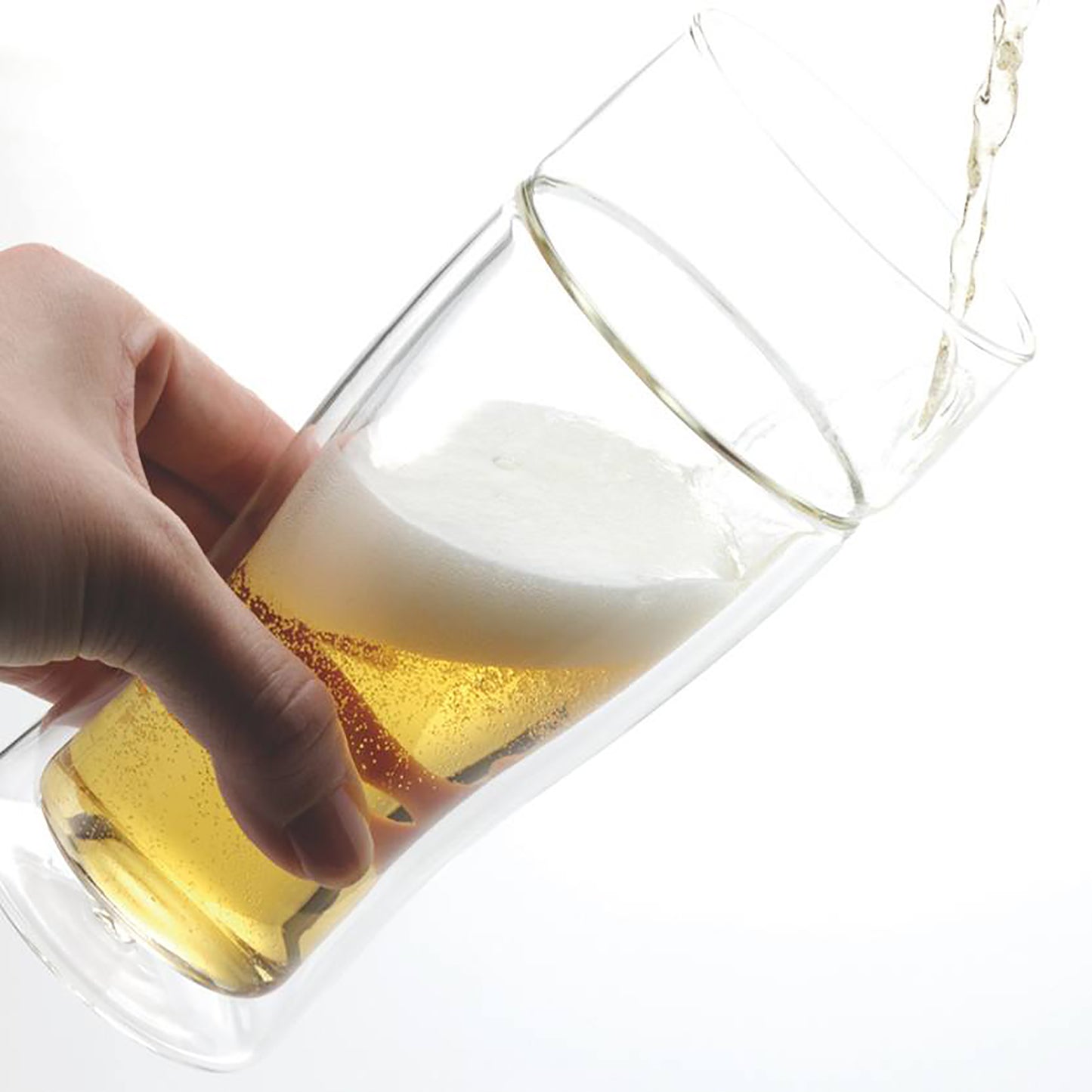 Twin beer glass 380