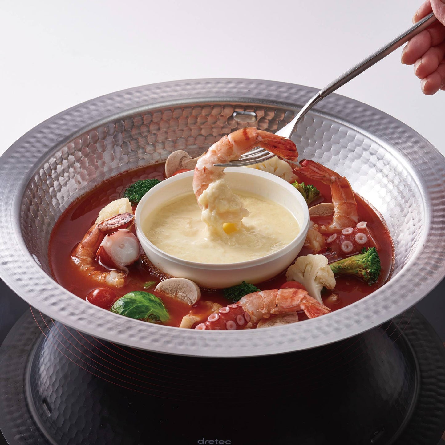 Stainless steel pot with glass lid, Yukihira, 26cm